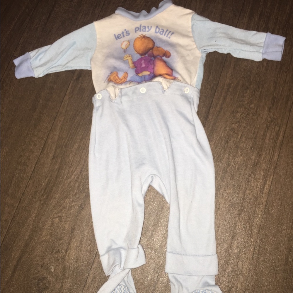 Old time footy onesie